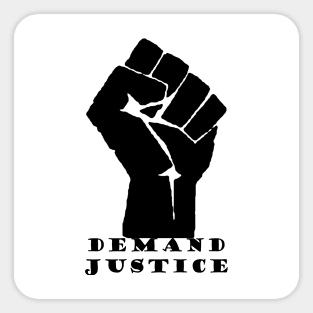 Demand Justice V2 Sticker